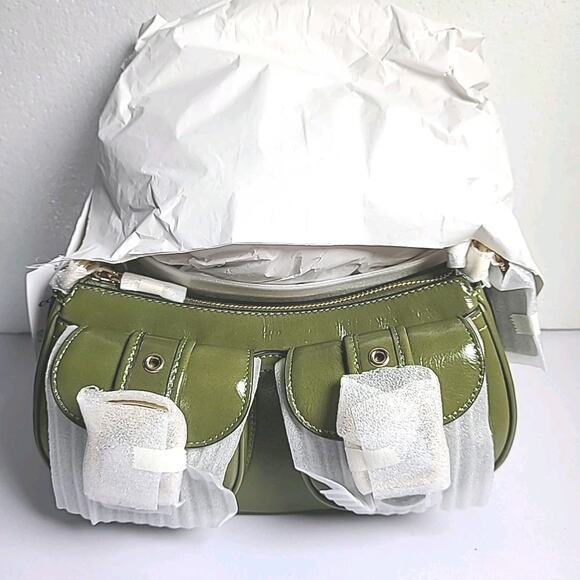 NWT Coach Ashton Baguette Bag CBJ01 Olive Green / Gold - Picture 6 of 6